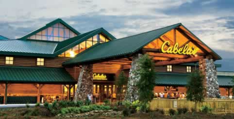 Cabela's, Gonzales, Louisiana (photo courtesy of Cabela's Outfitters)