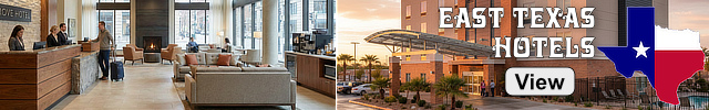 Hotels and motels in East Texas