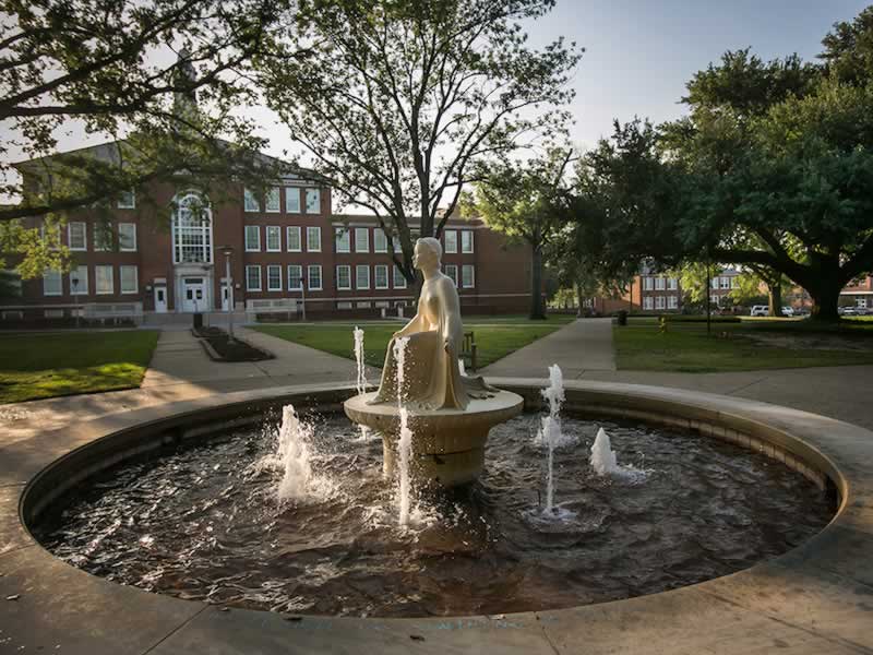 Our Lady of the Mist, Louisiana Tech University, Ruston, Louisiana