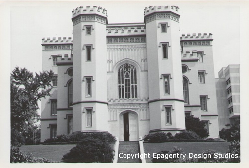 The "Old" State Capitol on North Boulevard at the Mississippi River, downtown Baton Rouge, Louisiana