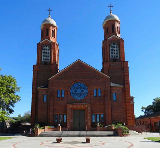 St. Bernard Catholic Church, downtown, Breaux Bridge, Louisiana