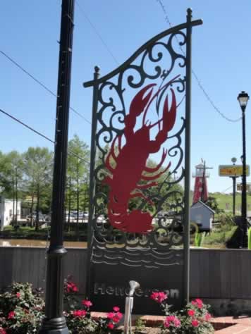 Henderson Louisiana sign