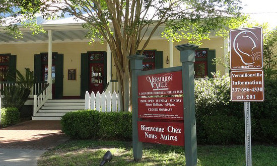 Vermilionville entrance, Lafayette, Louisiana