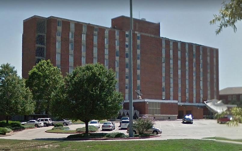 Rear View of Harper Hall when it was still occupied