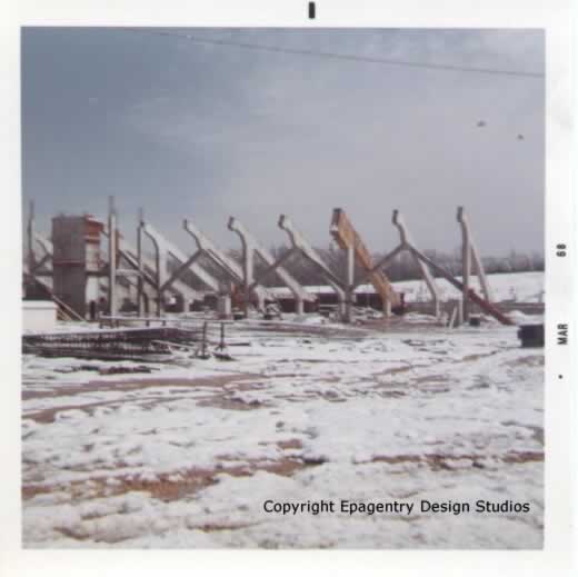 Photographs of Tech Stadium Construction at Louisiana Tech University