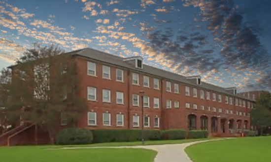 Dudley Residence Hall at Louisiana Tech University in Ruston