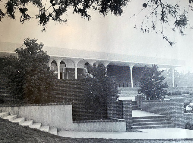 Wilson Cafeteria, on Tech Drive at Louisiana Tech in Ruston (circa1965)
