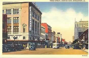 Texas Streeet, Looking East, Shreveport Louisiana