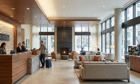 Checking in at a Louisiana hotel