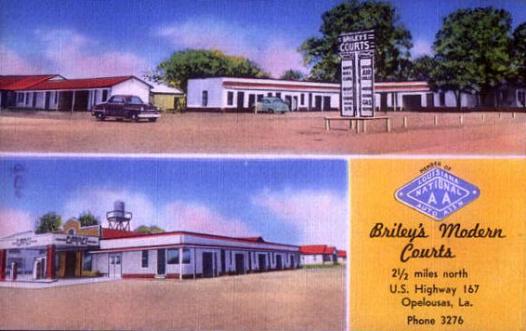 Briley's Modern Courts, U.S. Highway 167, Opelousas, Louisiana