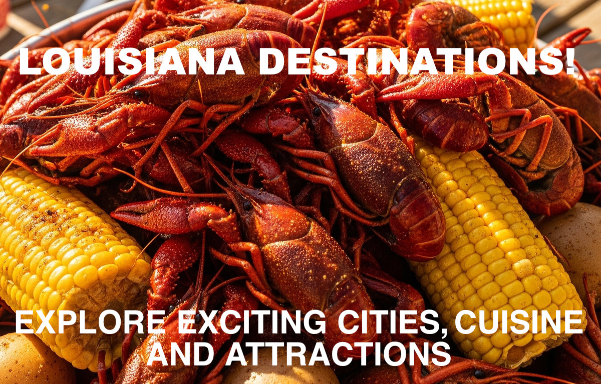 Louisiana Destinations ... Travel Across the Bayou State
