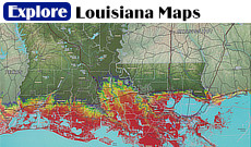 Explore Louisiana maps - parishes, coastal region and interactive maps of individual cities
