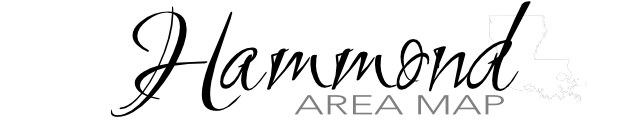 Interactive Hammond Louisiana area map courtesy of Google Maps